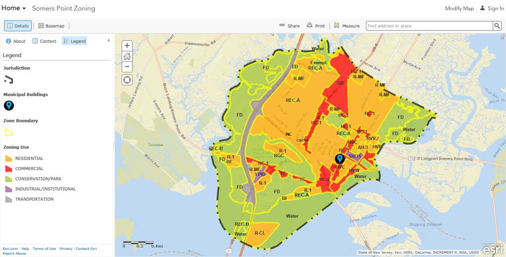 Ocean City Nj Zoning Map Municipal Maps For Zoning Updates - Office Of Geographic Information  Systems (Gis) - Atlantic County Government